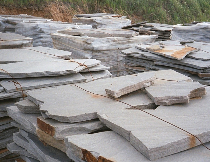 Grey flag stone