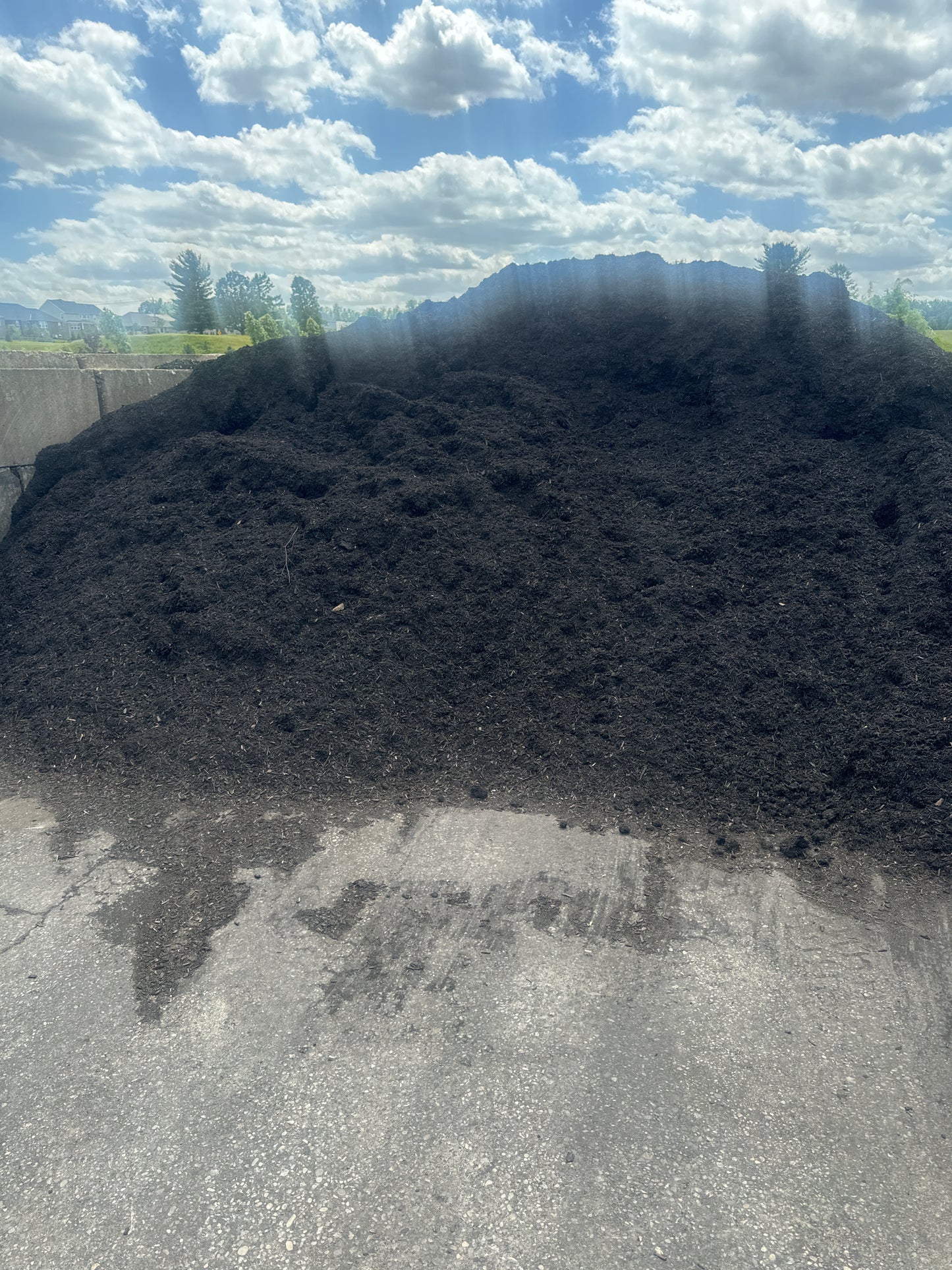 Dyed Black Mulch - Triple Dyed/Triple Shred