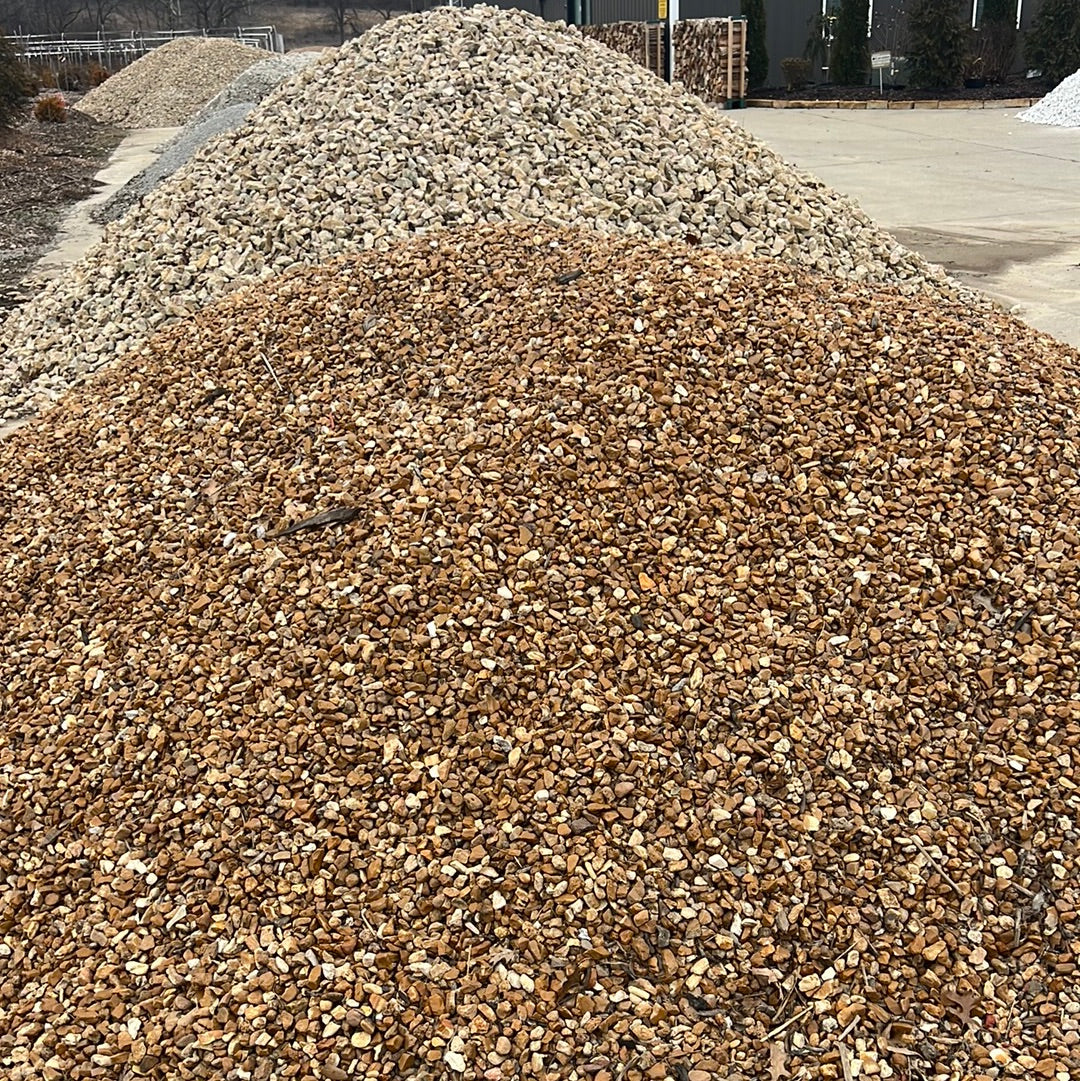 Brown gravel