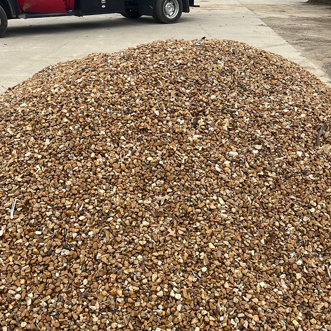 Brown gravel