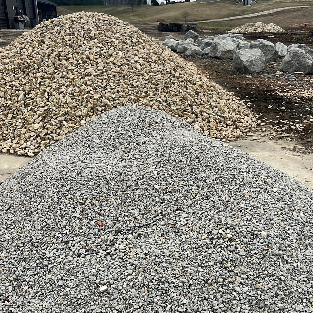 57 grey limestone - 1/2-1/4” (fine)